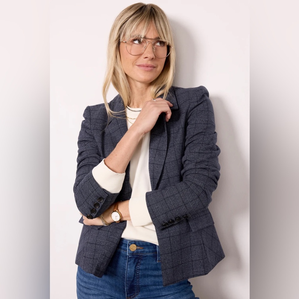 Evereve Asher Plaid Blazer